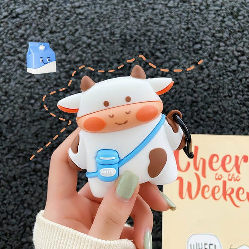 Cute Cow AirPods Case