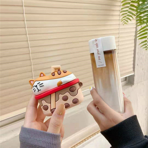 Cartoon Cat AirPods Case