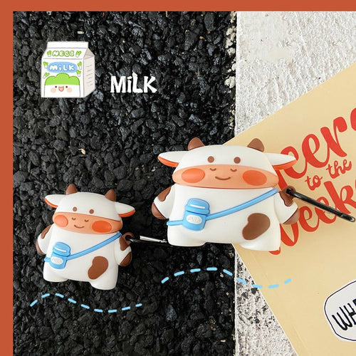 Cute Cow AirPods Case