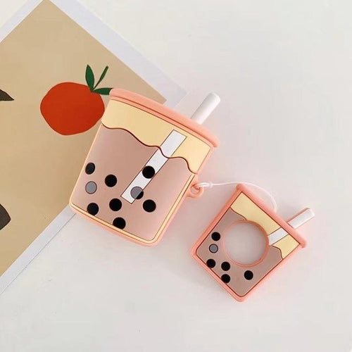 3D Boba Milk Tea AirPods Case